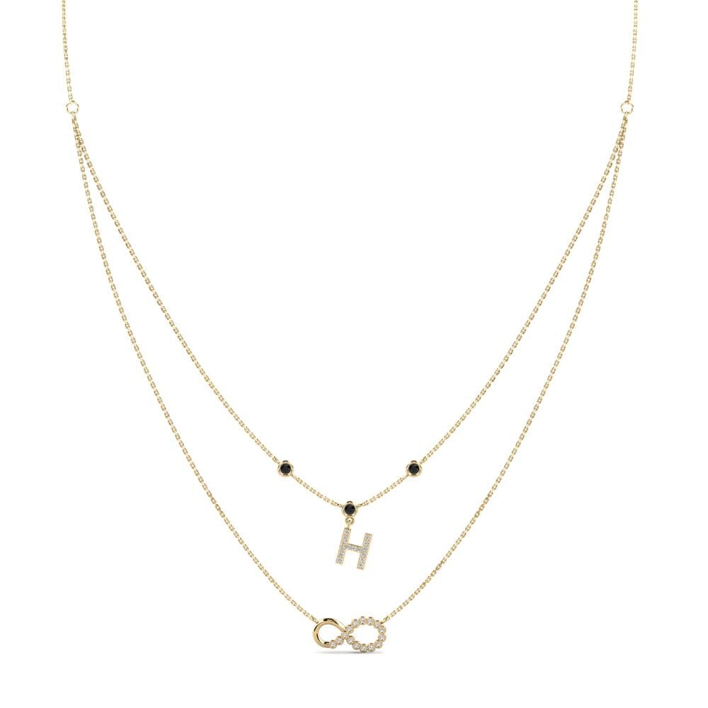 Black Diamond Women's Necklace Connectat - H