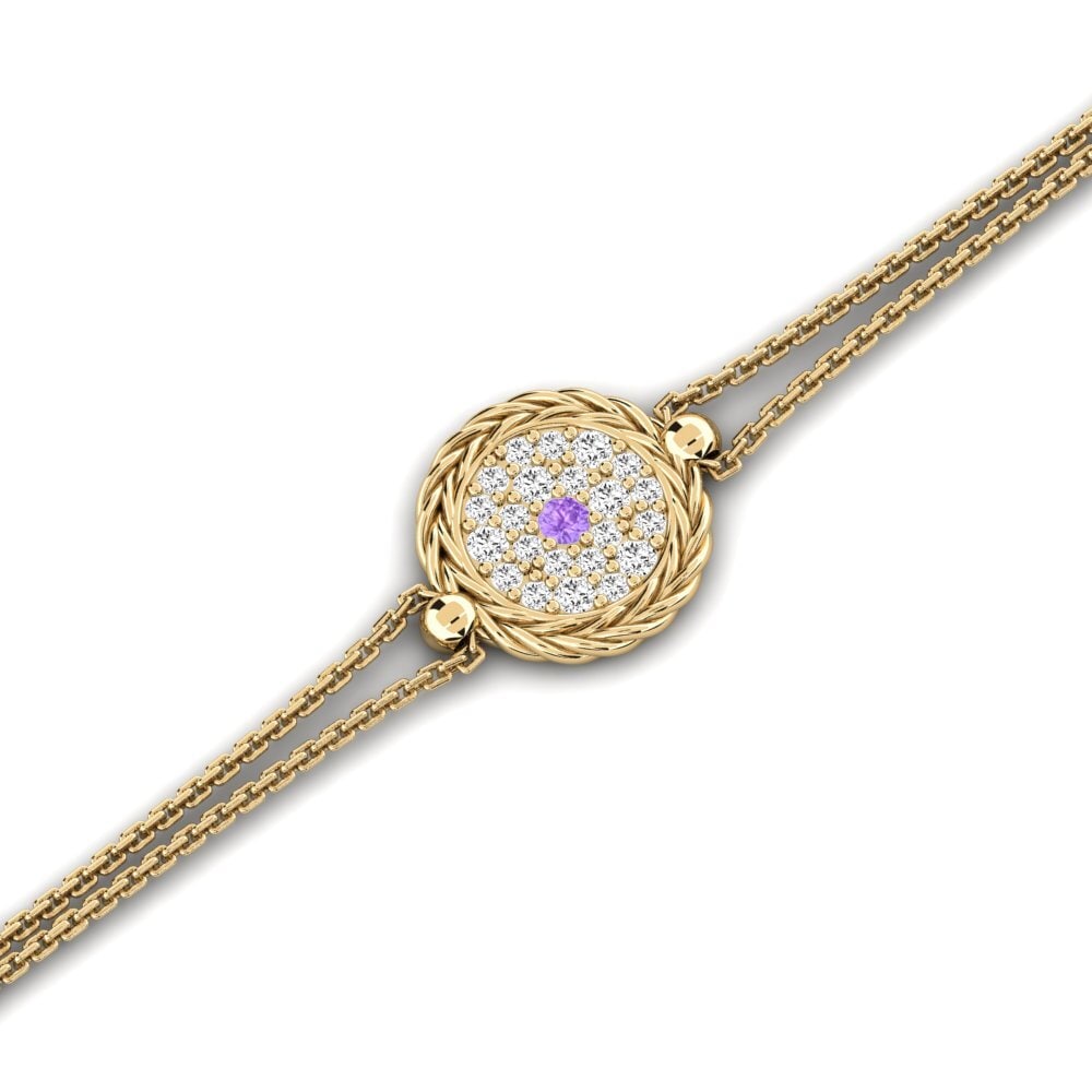 Amethyst Women's Bracelet Contented