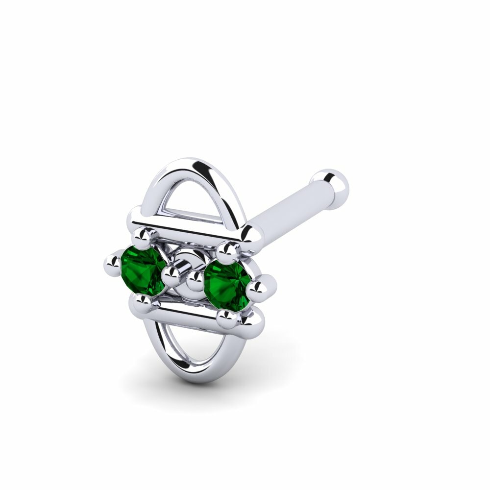 Groene Zirkoon Neus Pin Convenira