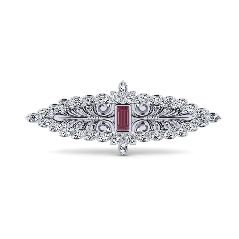 Rhodolite Garnet Brooch Coquinerie