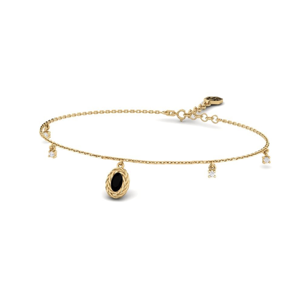 Onyx Noir Bracelet pour femme Coreyta
