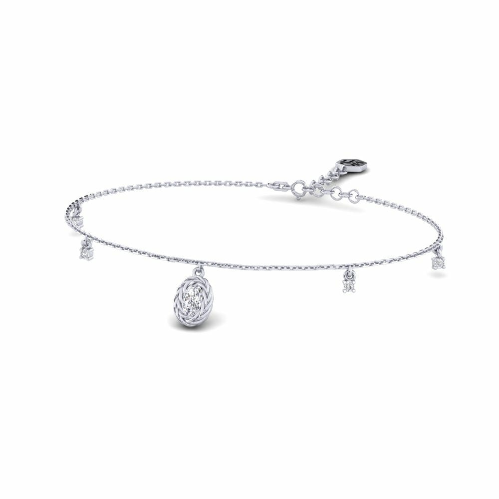 Platine 950 Diamant Bracelet pour femme Coreyta