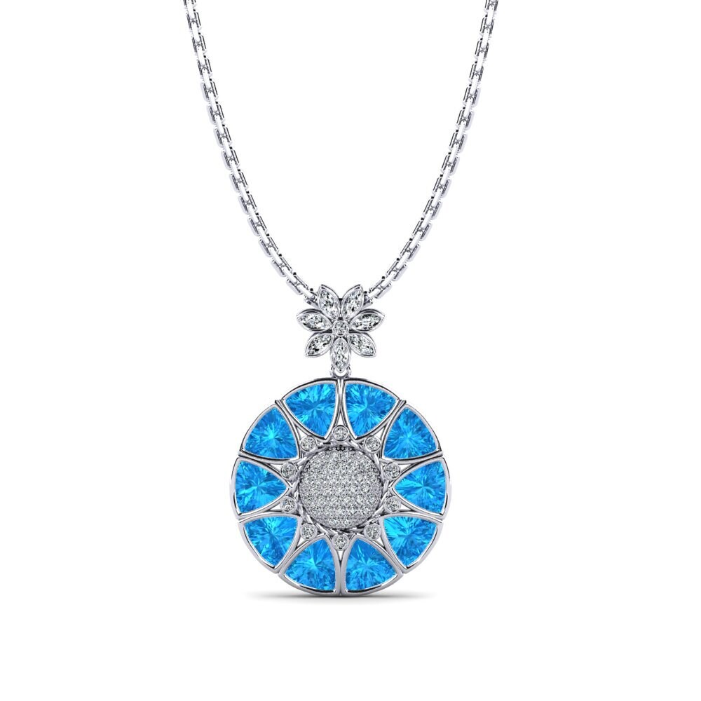 Blue Topaz Women's Pendant Coriandrell
