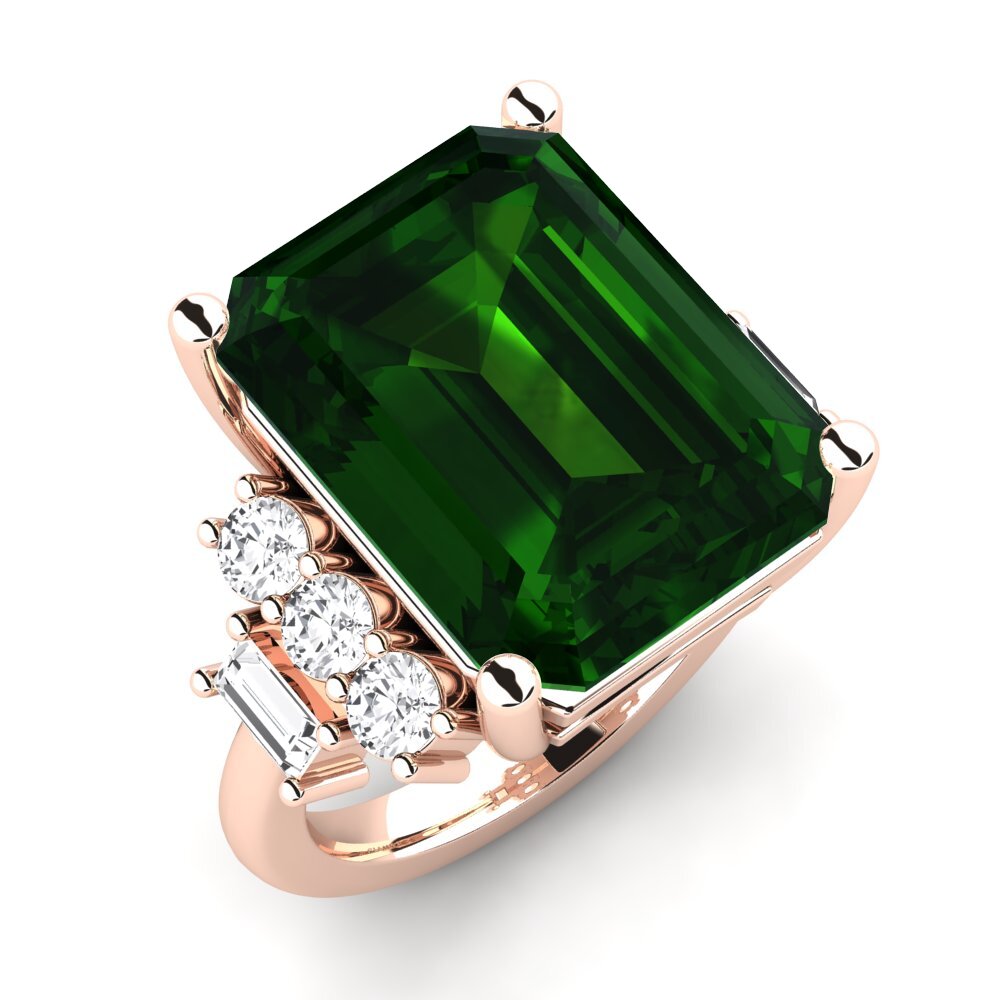 9k Oro Rosa Anillo Corine