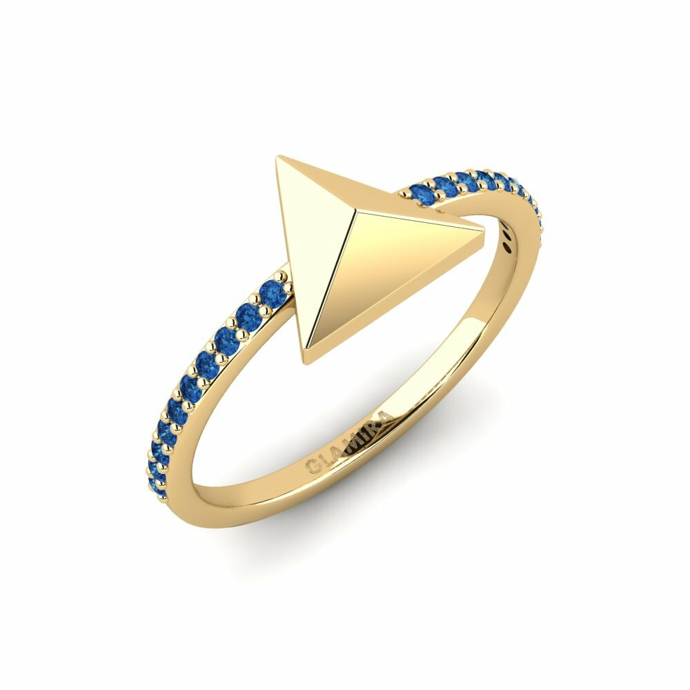 Dark Blue Zirconia Ring Cornhill