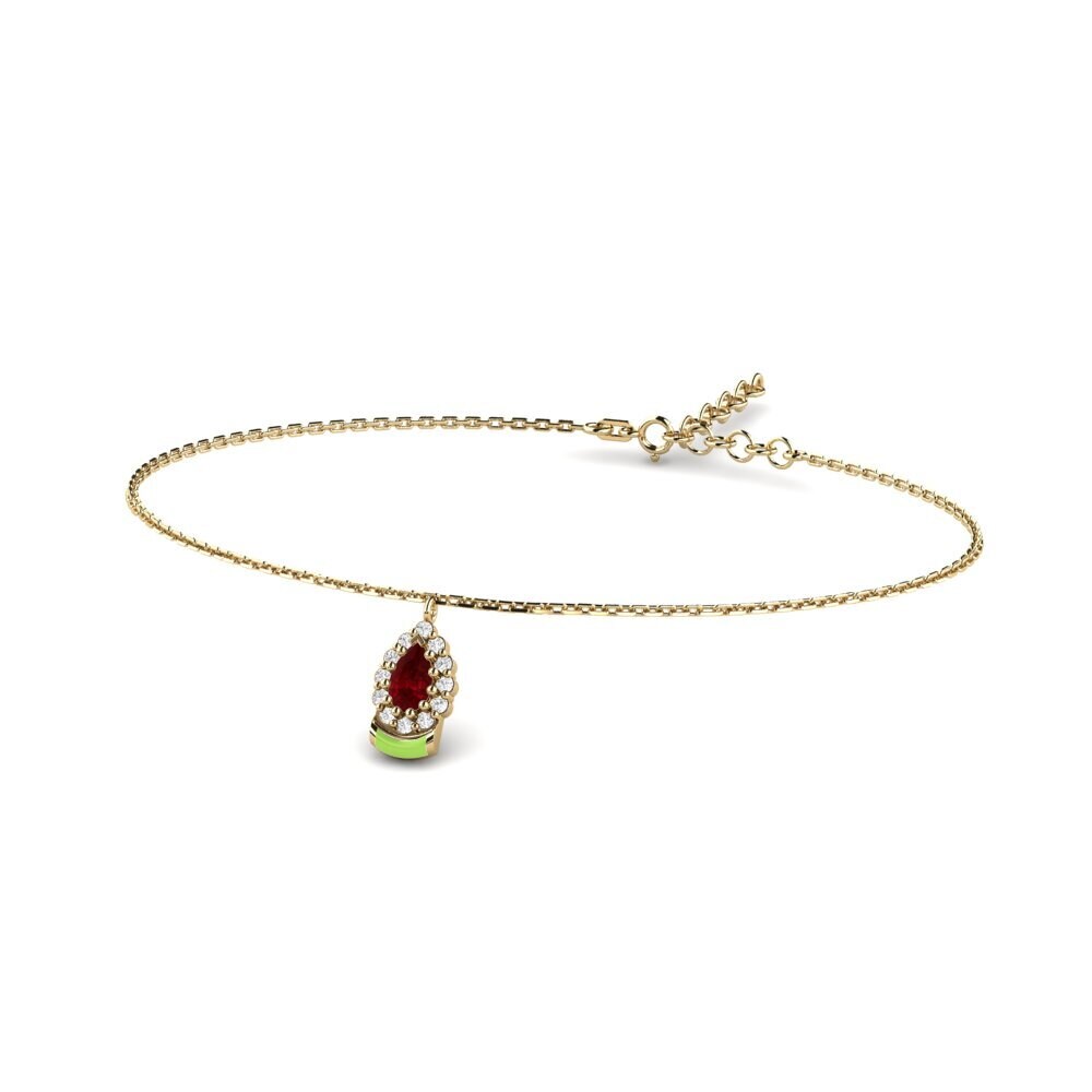 Red Zirconia Women's Bracelet Cortez