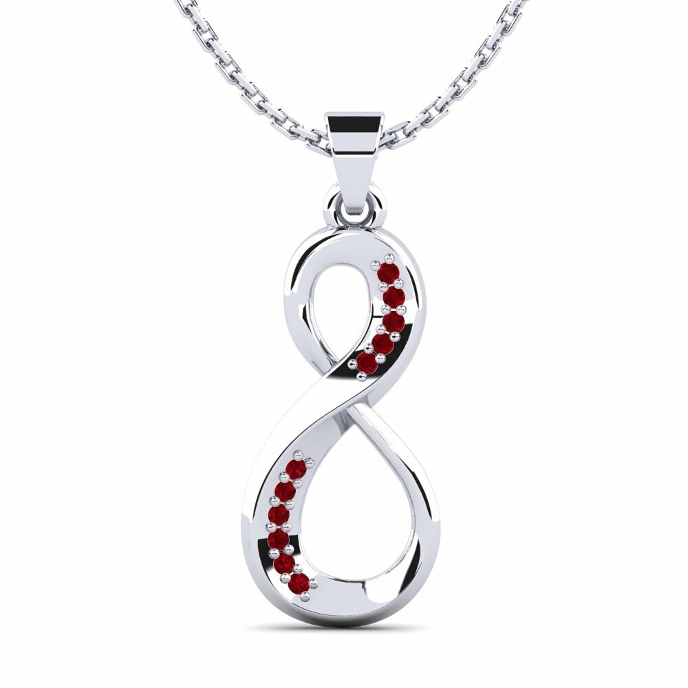 Red Zirconia Women's Pendant Corvines