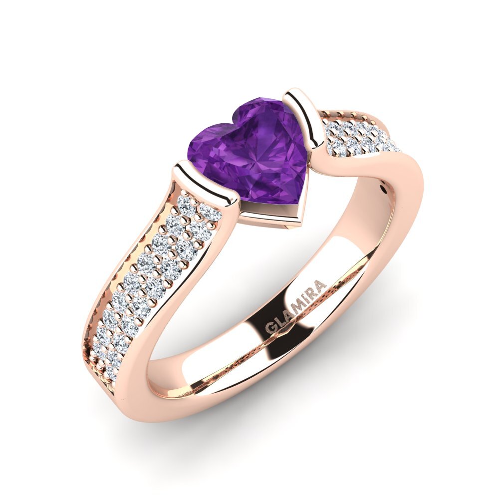 Amethyst Engagement Ring Cosenza