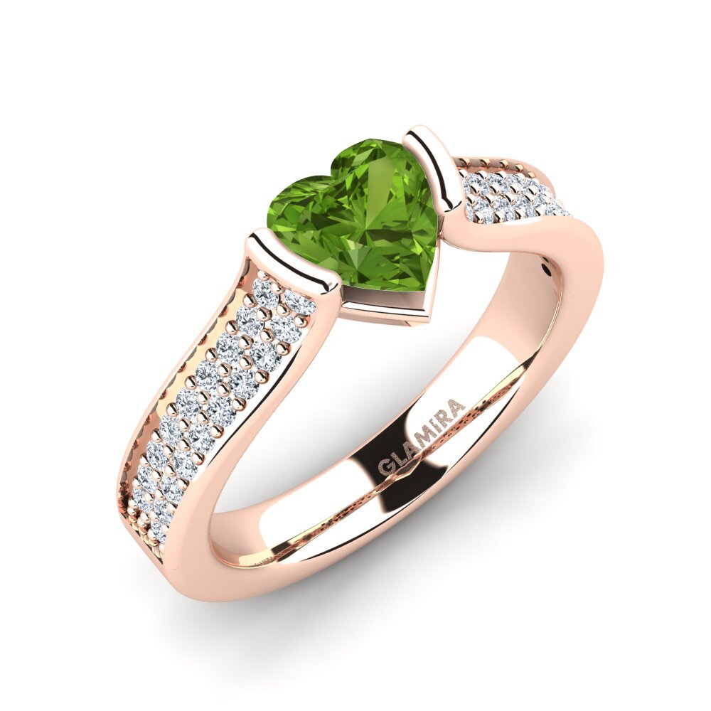 Peridot Engagement Ring Cosenza