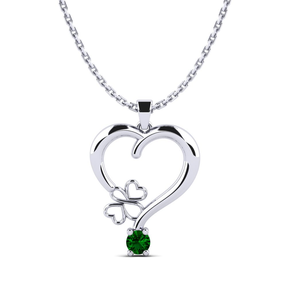 Circonita Verde Colgante de Mujer Cosinus