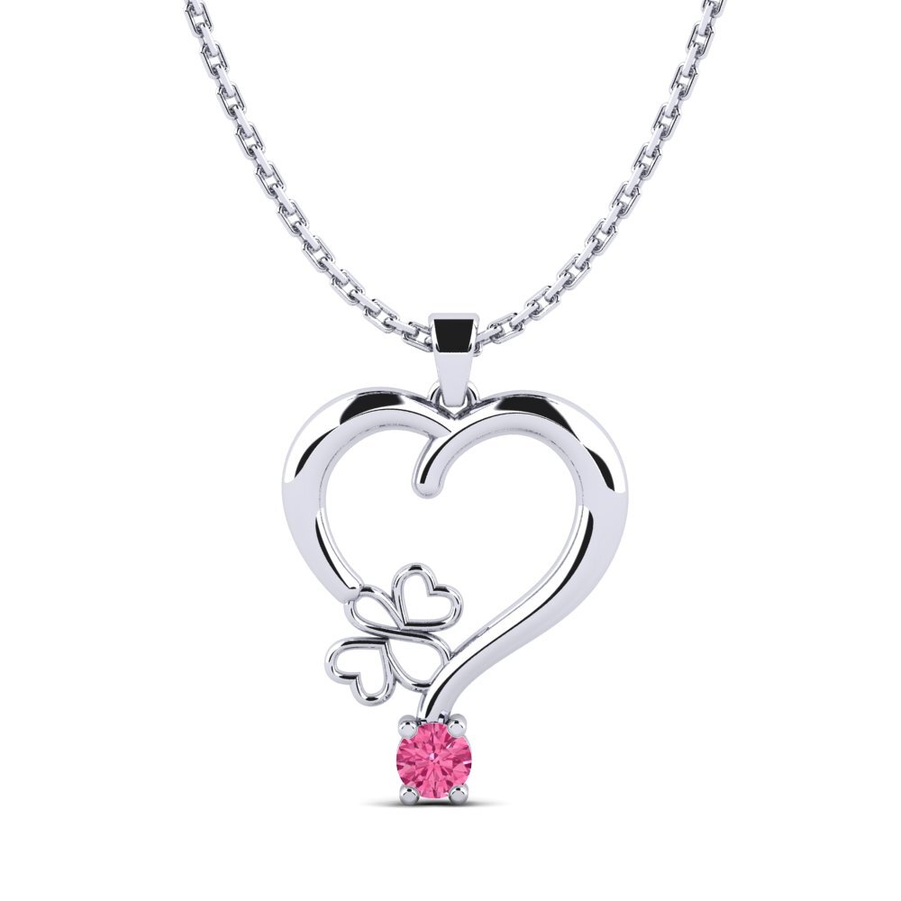 Turmalina rosa Colgante de Mujer Cosinus