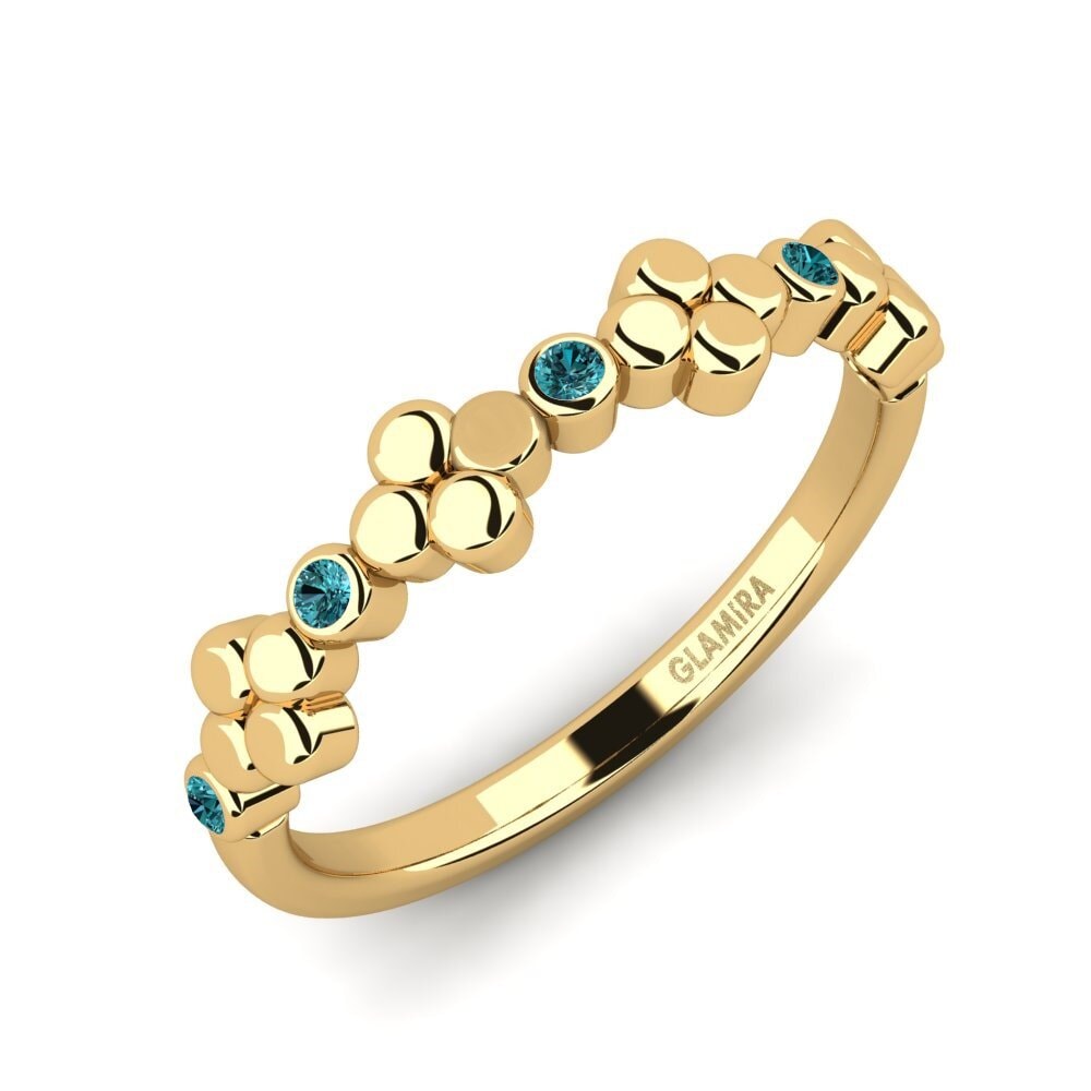 Blue Diamond Ring Costale