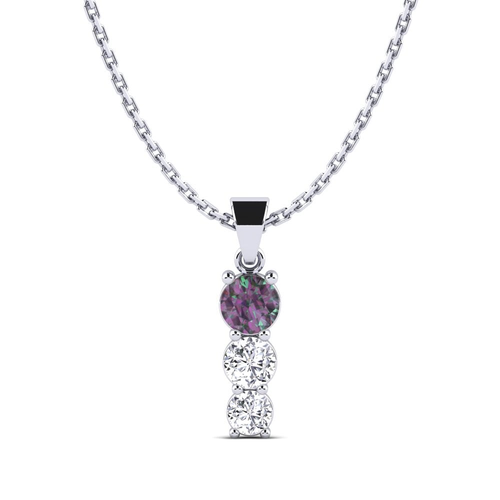 Mystic Topaz Women's Pendant Cotone