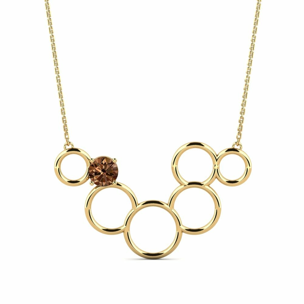 Bruine Diamant Dames Hanger Cotrouves