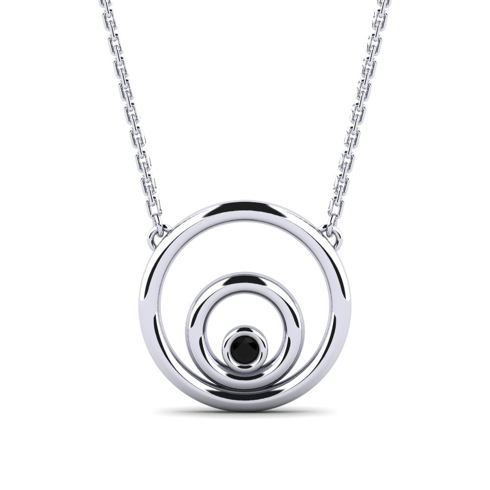 Ónix Negro Collar de Mujer Couperose