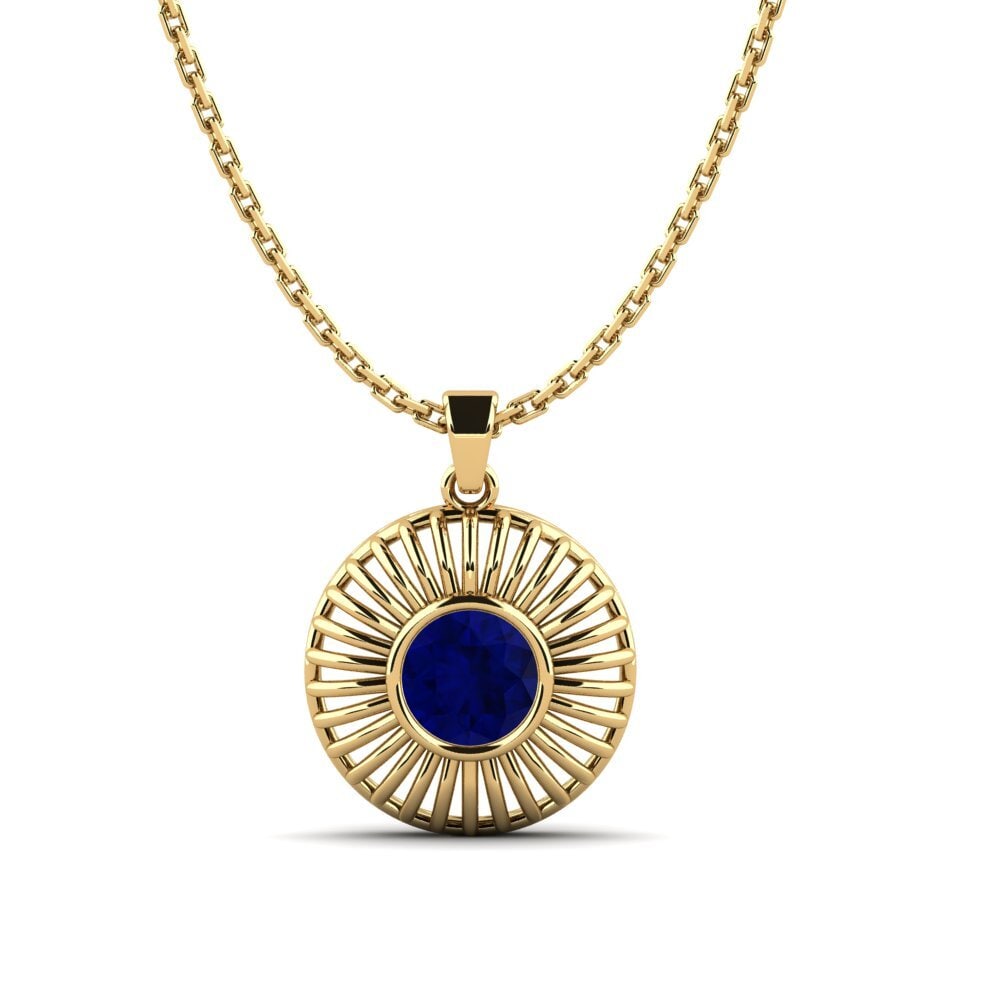 Sapphire Women's Pendant Courbature