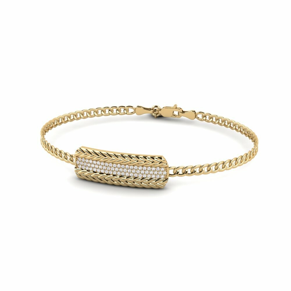 Oro Giallo 750 Bracciale da uomo Courbevoie