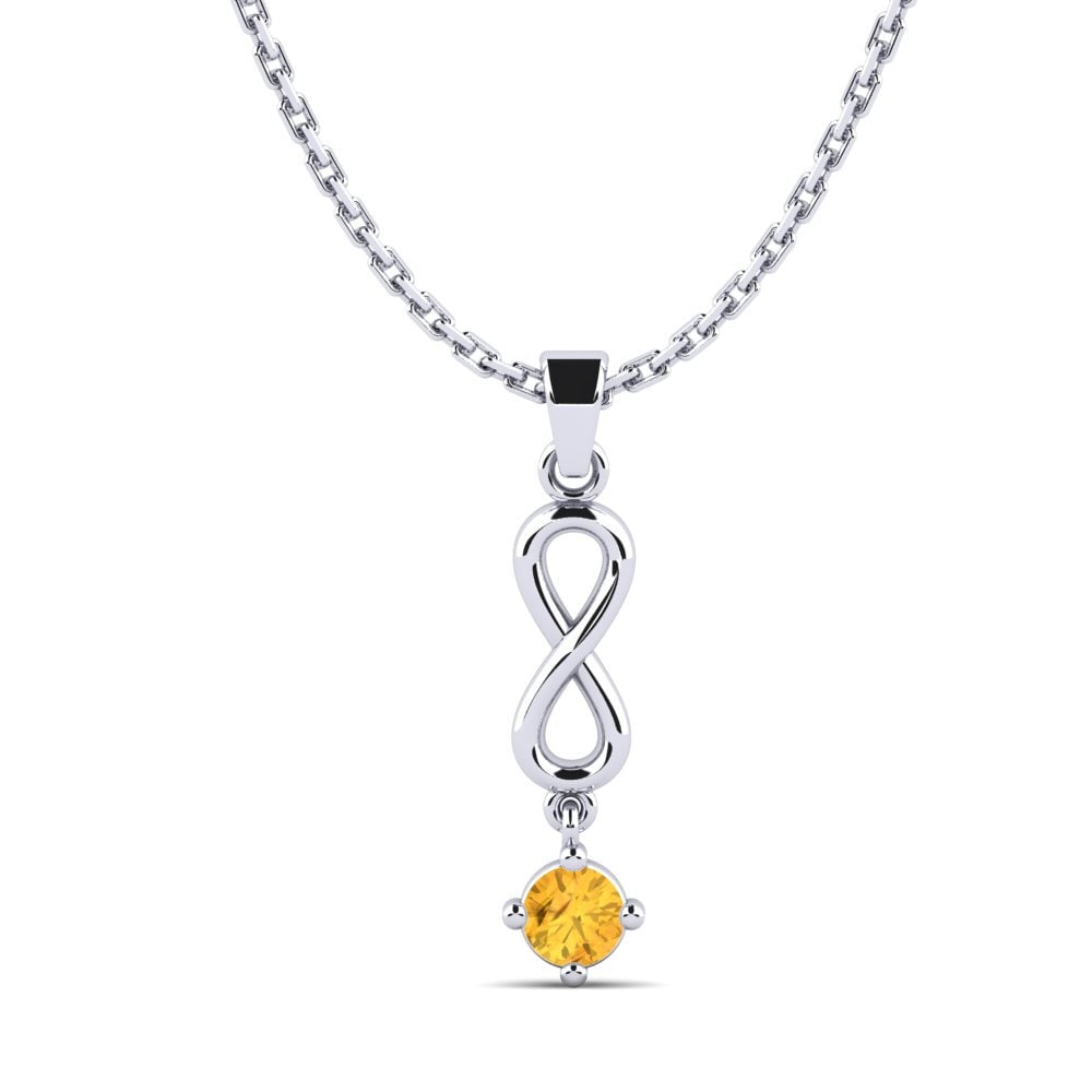 Citrino Colgante de Mujer Courlisa