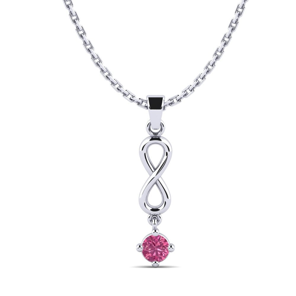 Pink Tourmaline Women's Pendant Courlisa