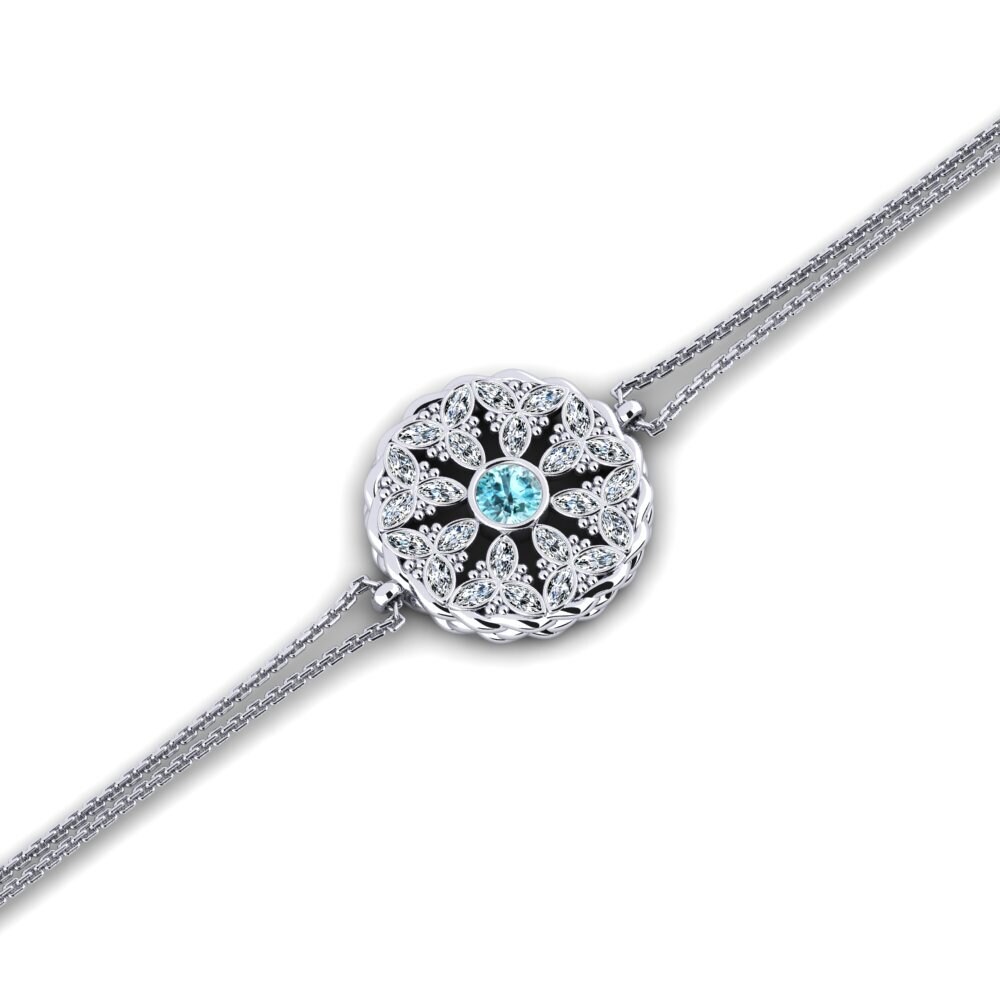 Blue Zircon Women's Bracelet Courroux