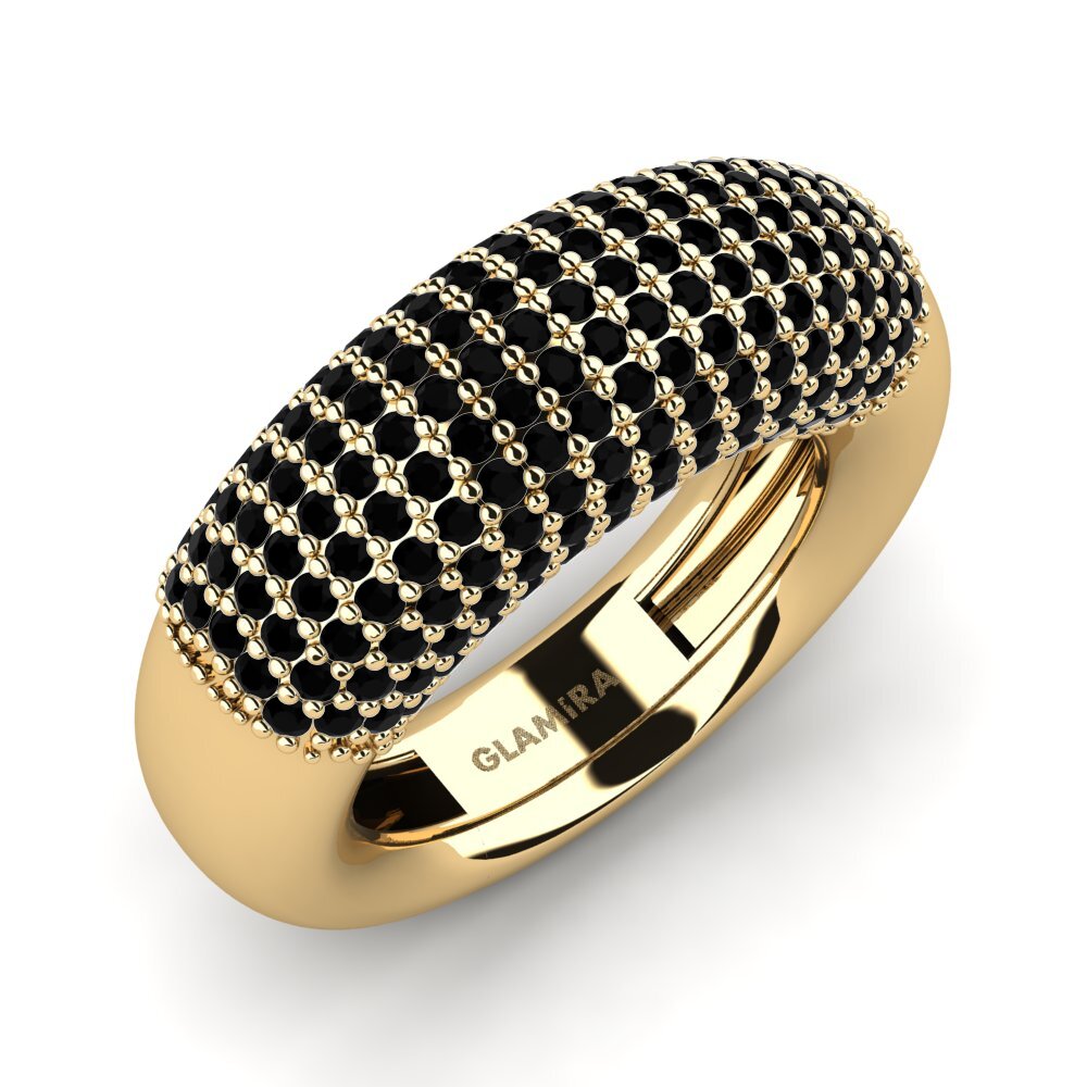 Diamant Noir Anneau rose Cowe