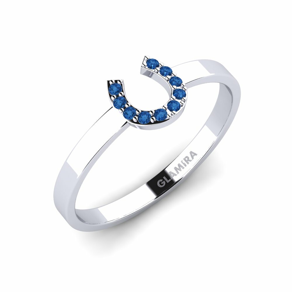 Donker Blauwe Zirkoon Ringen Crabbing