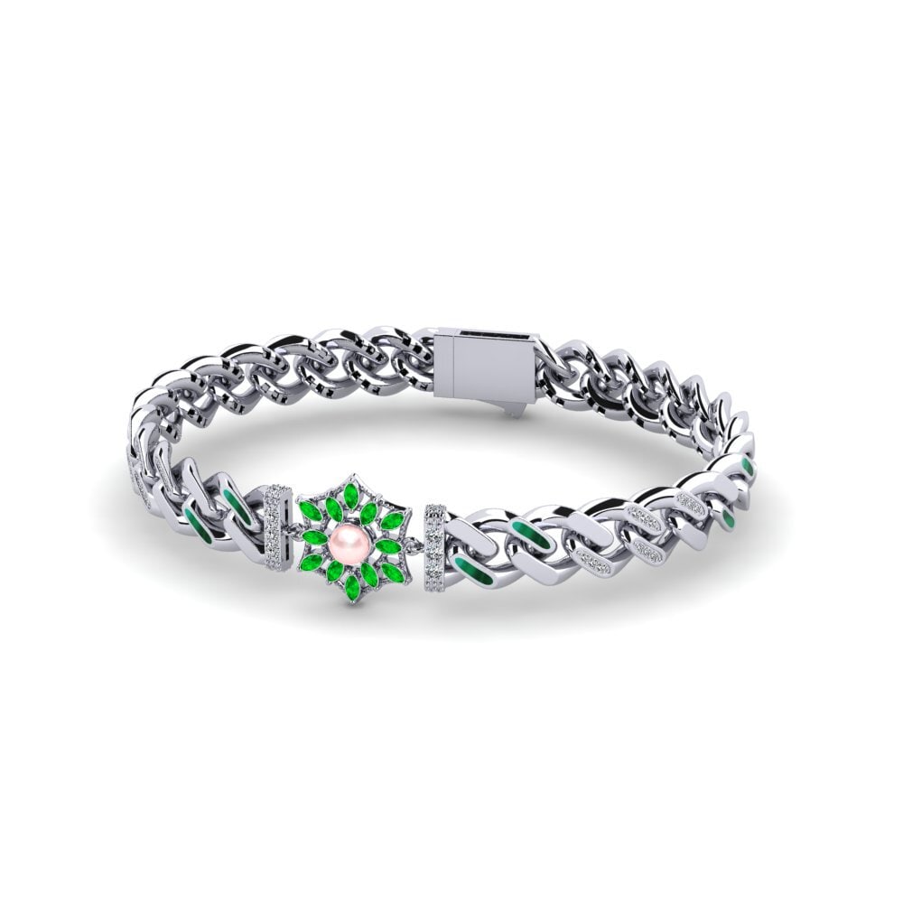 Đá Emerald / Ngọc lục Bảo Vòng tay nữ Erisse
