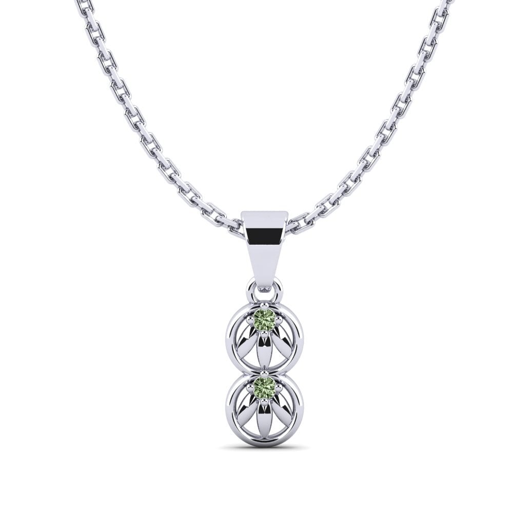 Diamante Verde Colgante de Mujer Cratin