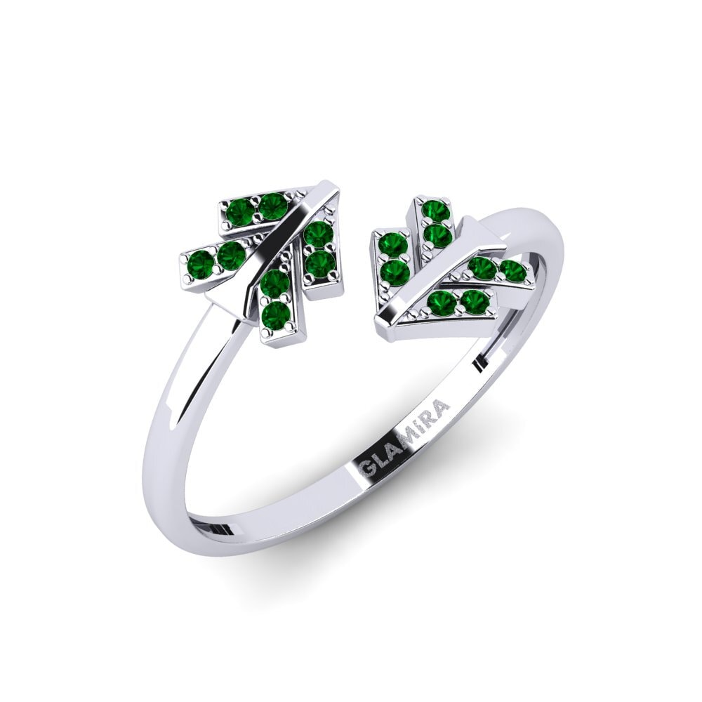 Circonita Verde Anillo Crawl
