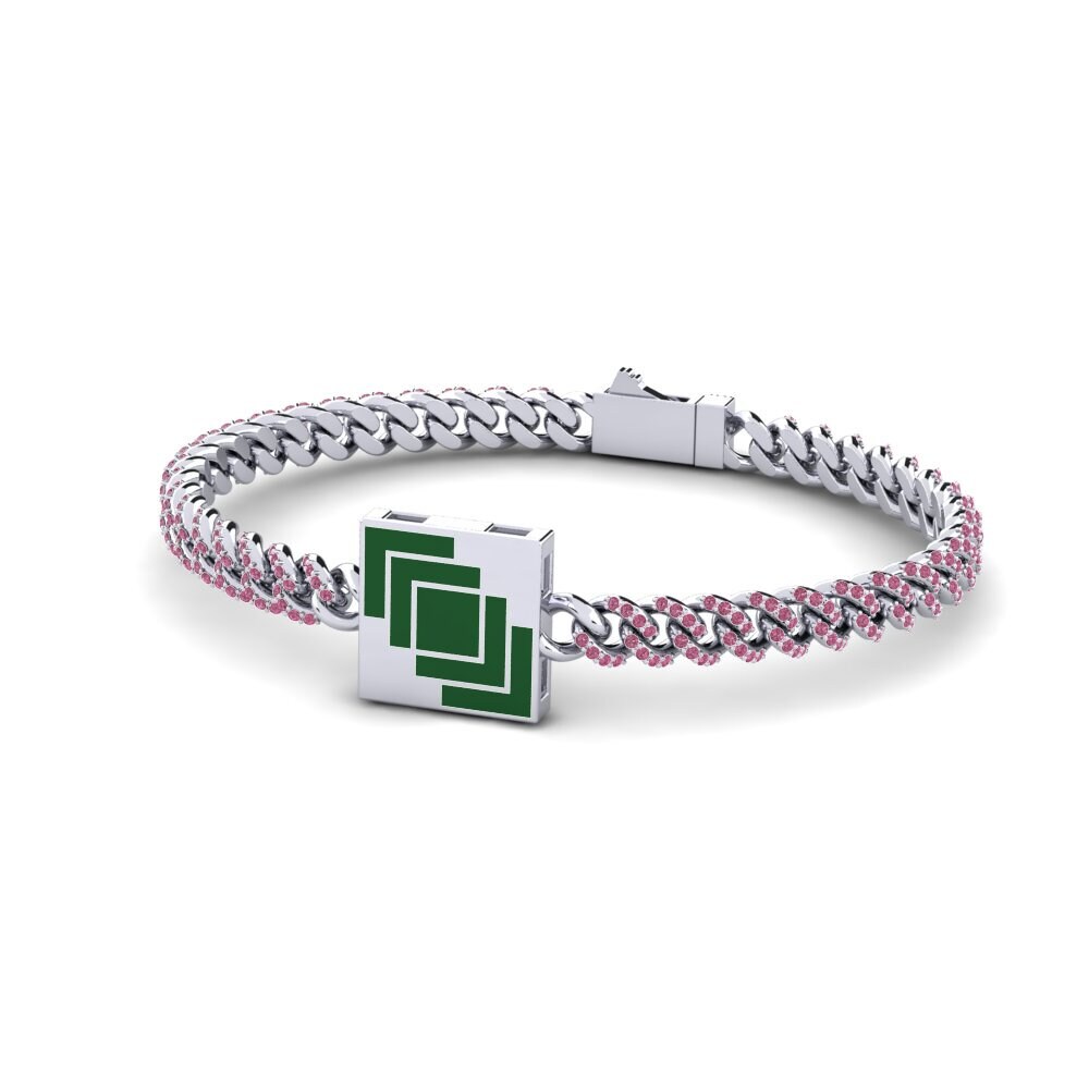 Rhodolite Garnet Women's Bracelet Creatise