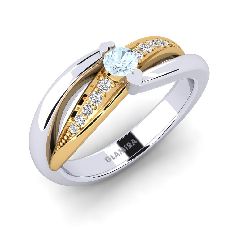 Aquamarine Engagement Ring Crece