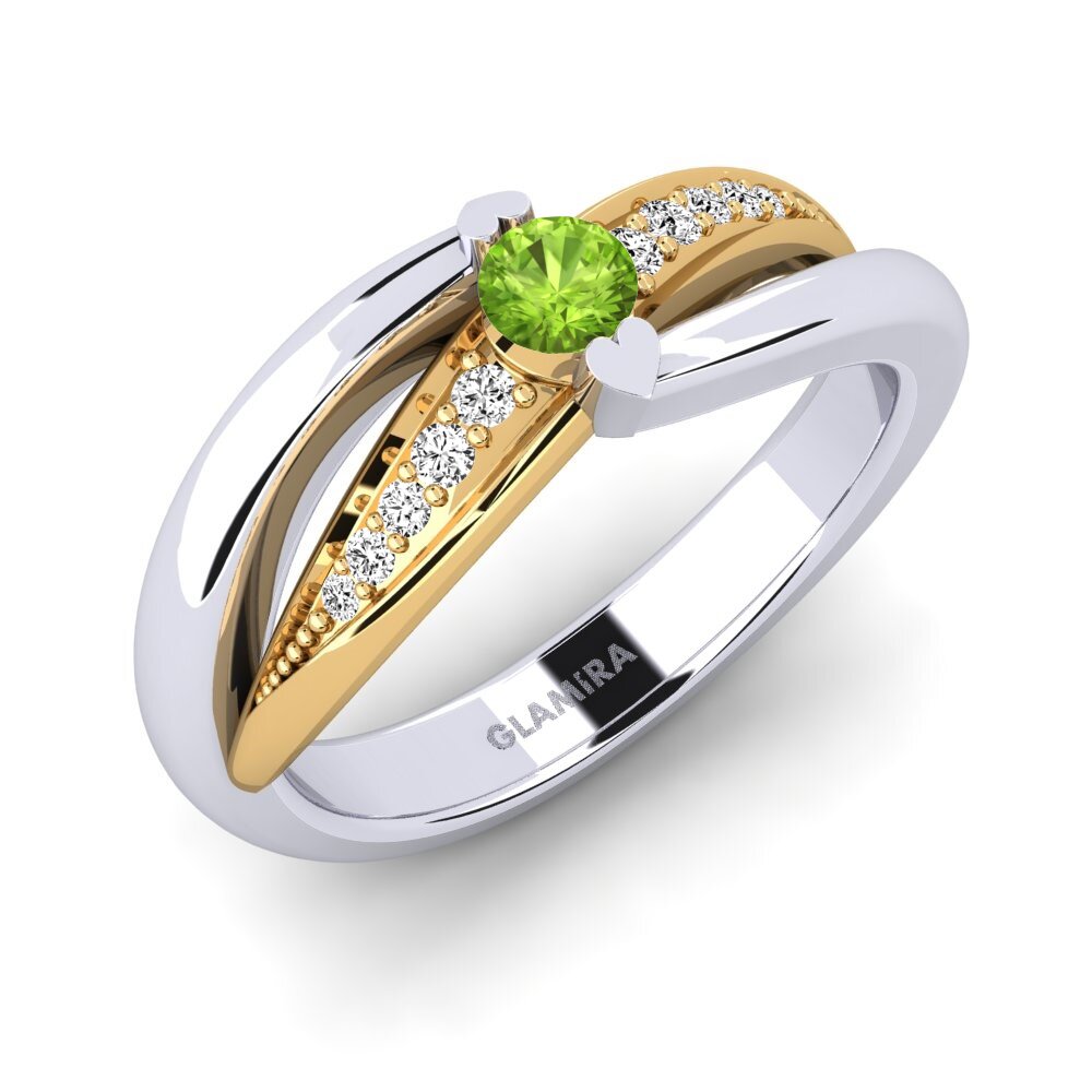 Peridot Engagement Ring Crece