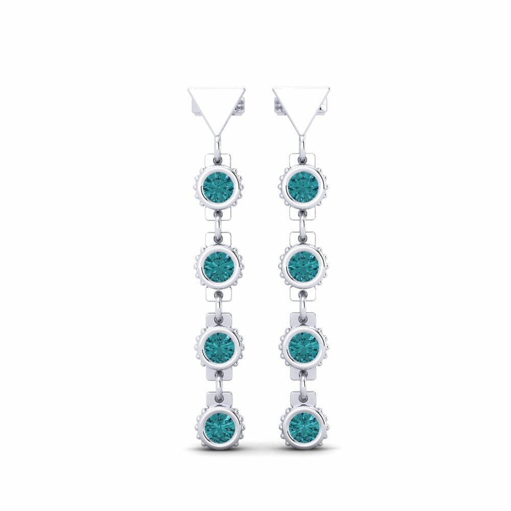 Blue Diamond Women's Earring Creech