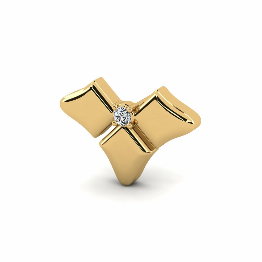 18K Geel Goud Neus Pin Creosa