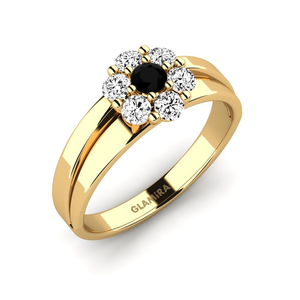 Schwarzer Onyx Ring Crese