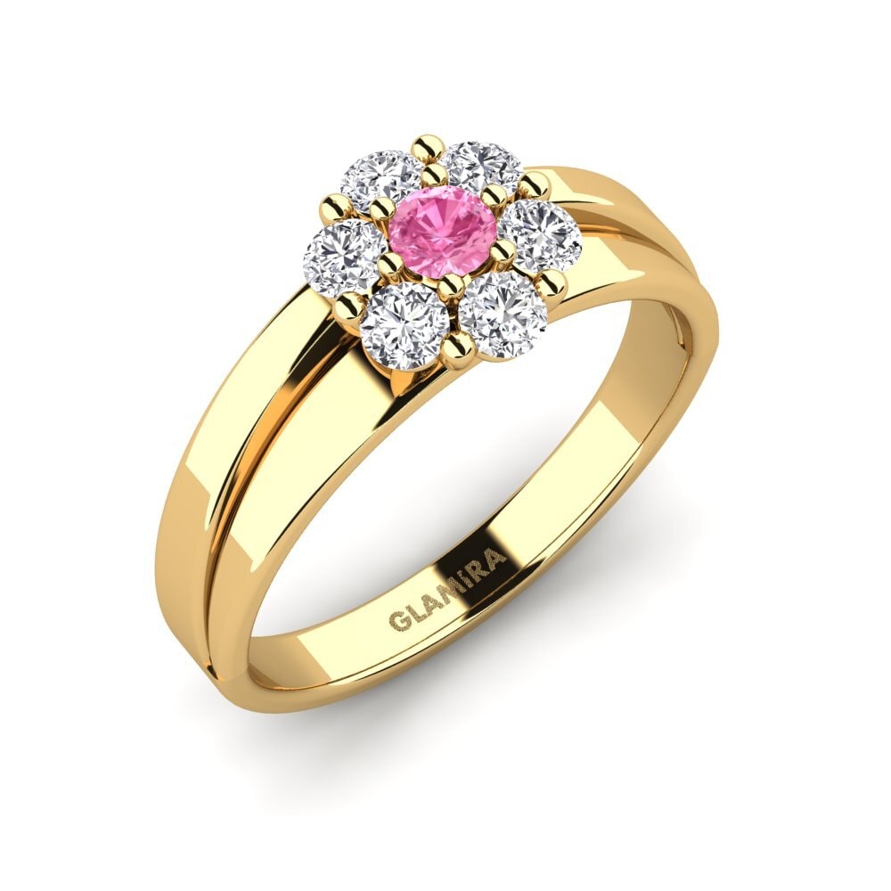 Rosa Saphir Ring Crese