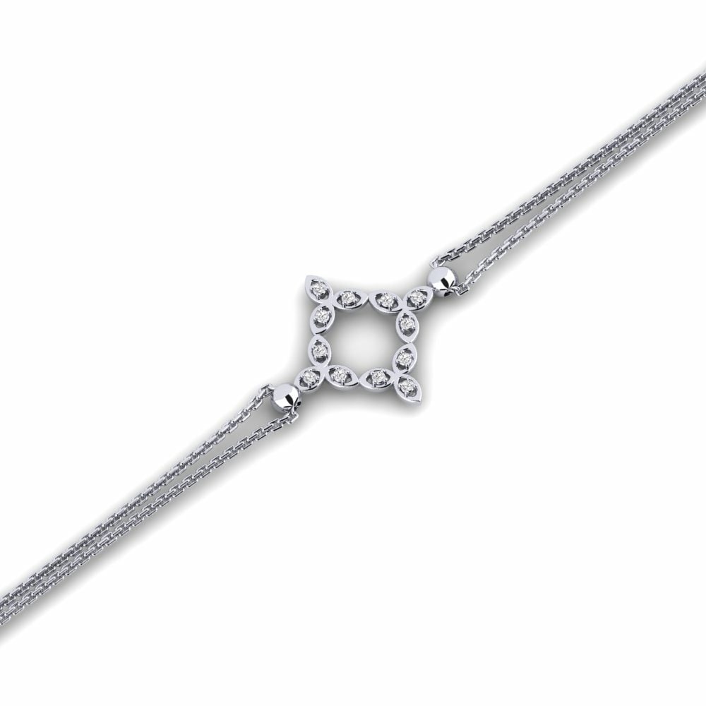White sapphire Bracelet Cretiniser