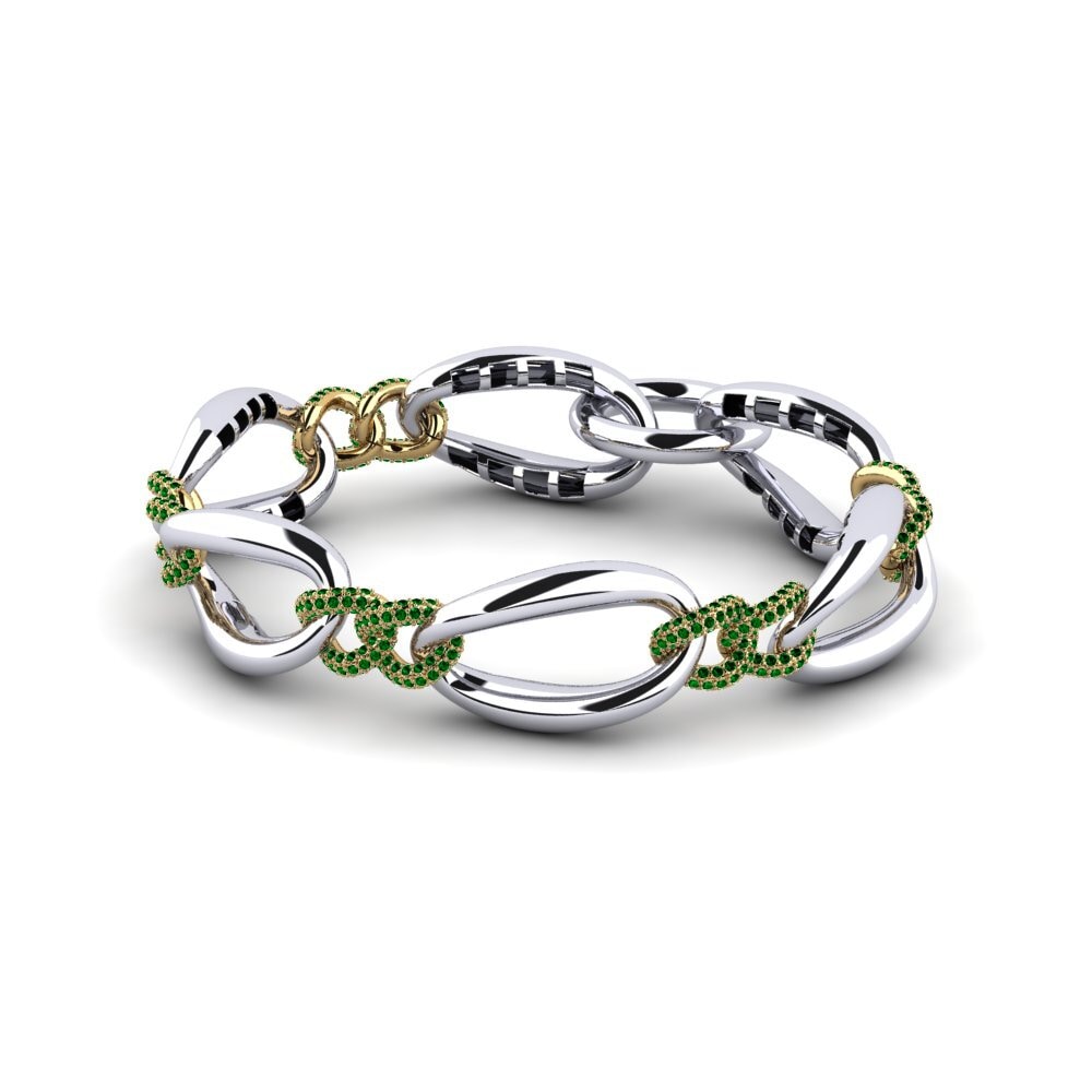 Green Zirconia Women's Bracelet Crifie