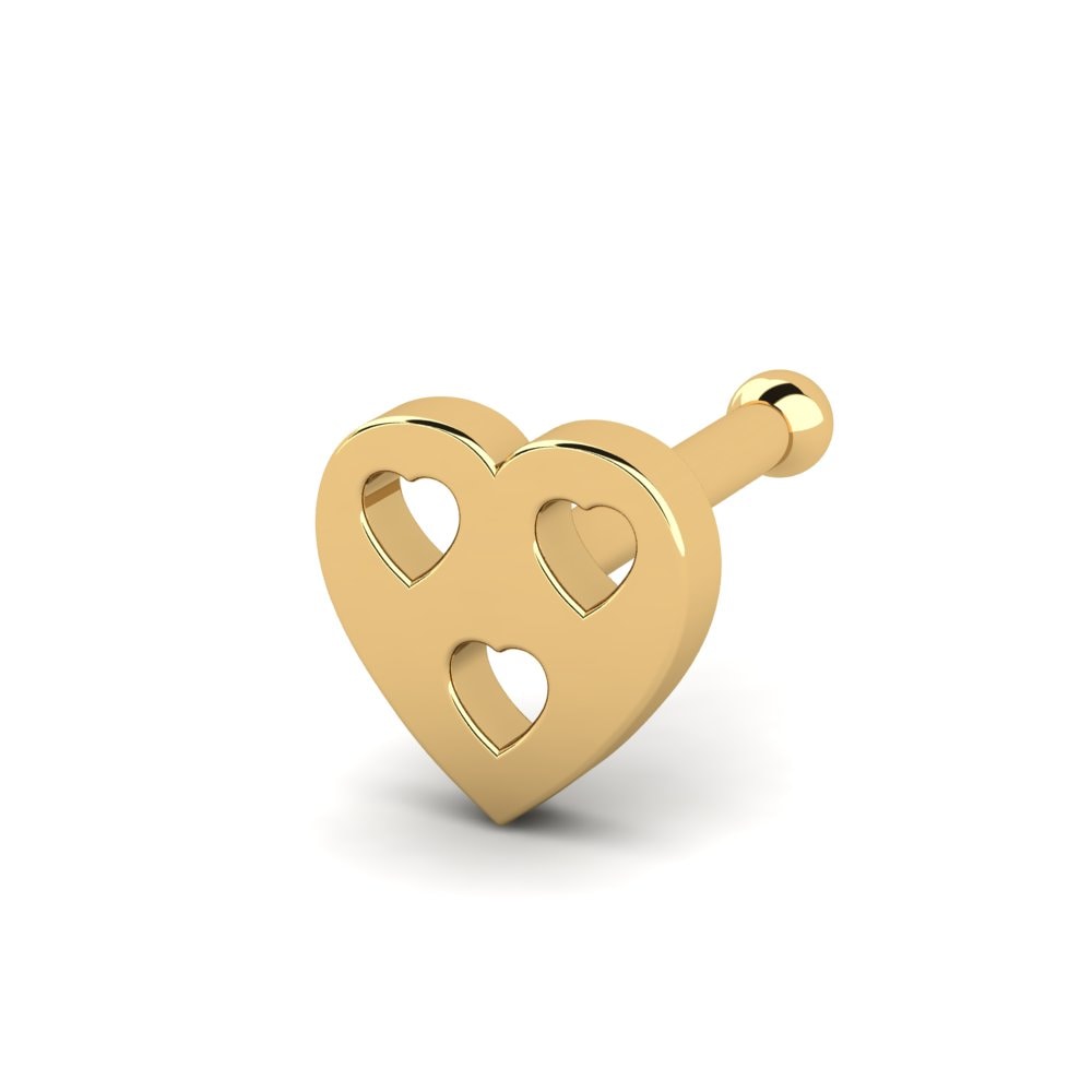 18k Yellow Gold Nose Pin Crimi