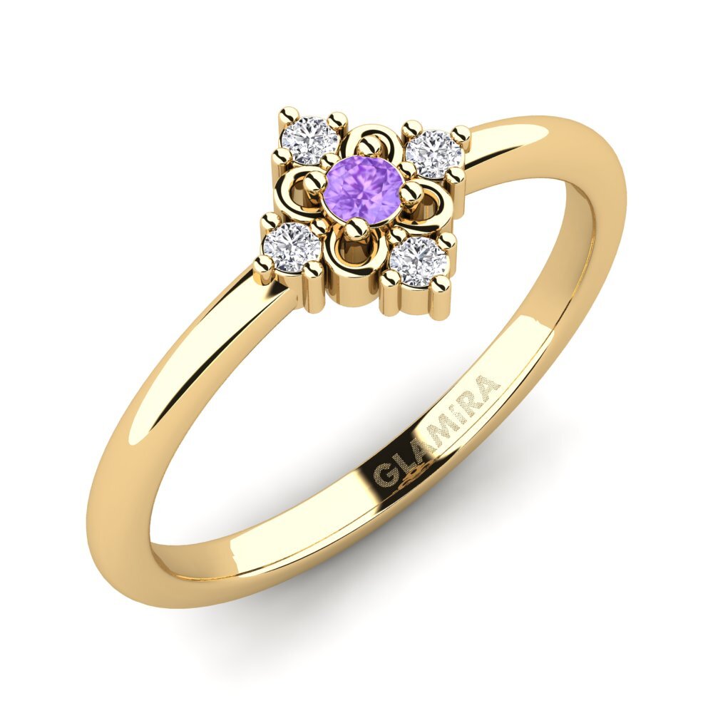 Amethyst Pinky Ring Crio