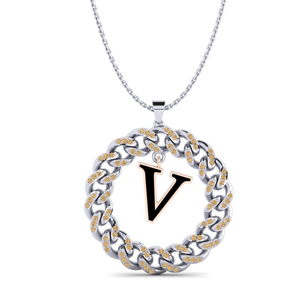 Brauner Diamant Damen anhänger Crispation - V