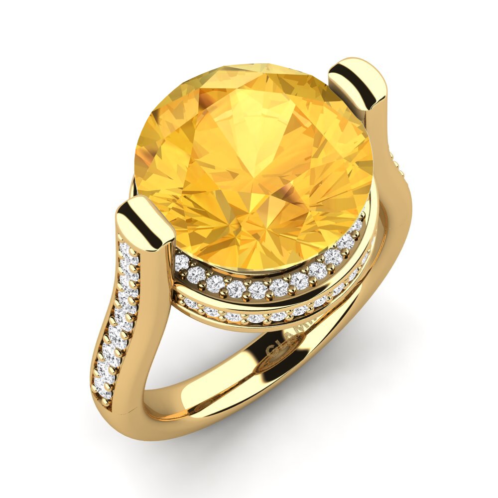 9ct Yellow Gold Ring Cristen