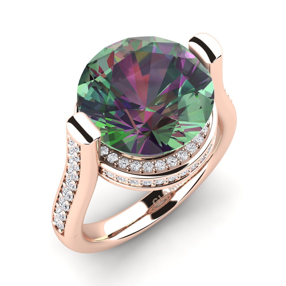 Topaze mystique Bague Cristen