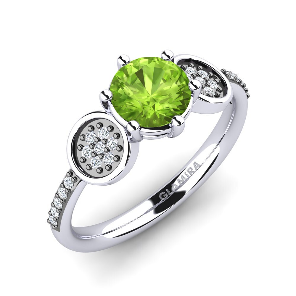 Peridot Engagement Ring Cristie