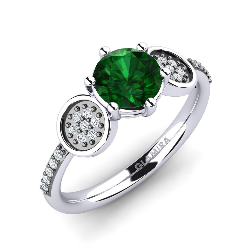 Tsavorite Engagement Ring Cristie