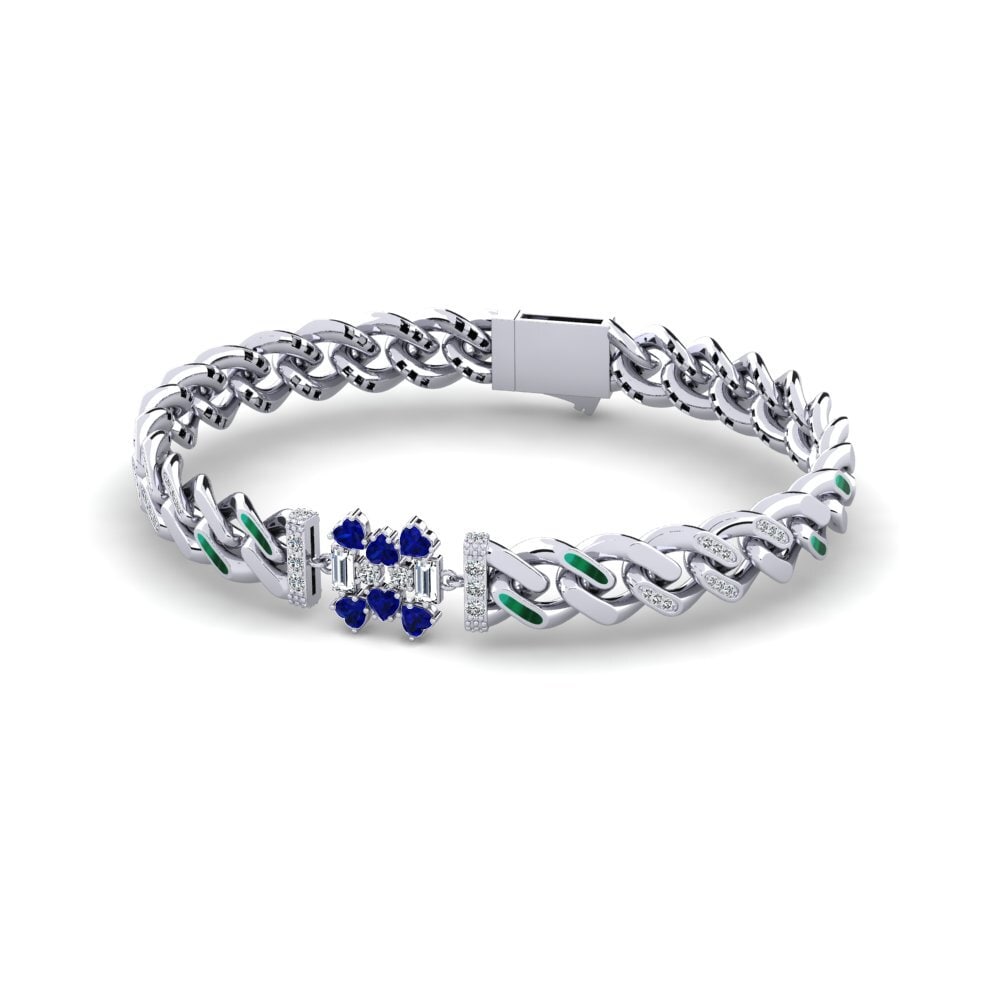 Heart Sapphire Women's Bracelet Criticize