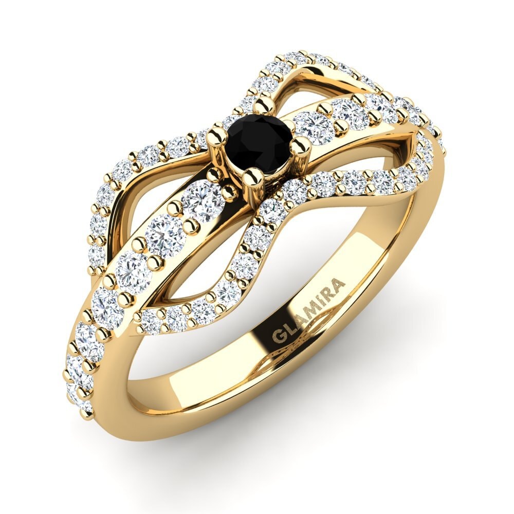 Black Diamond Women's Ring Crocol