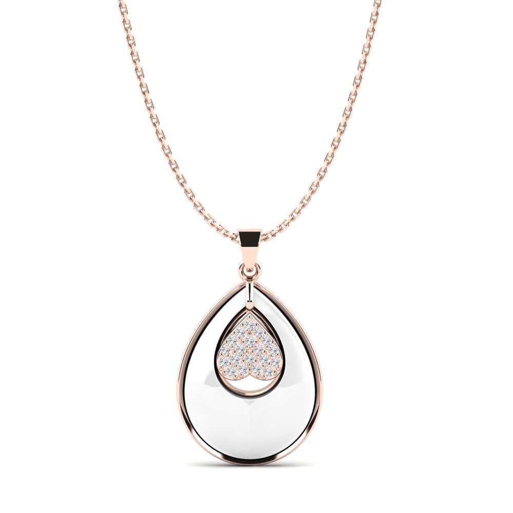 14k Rose Gold Women's Pendant Crumb
