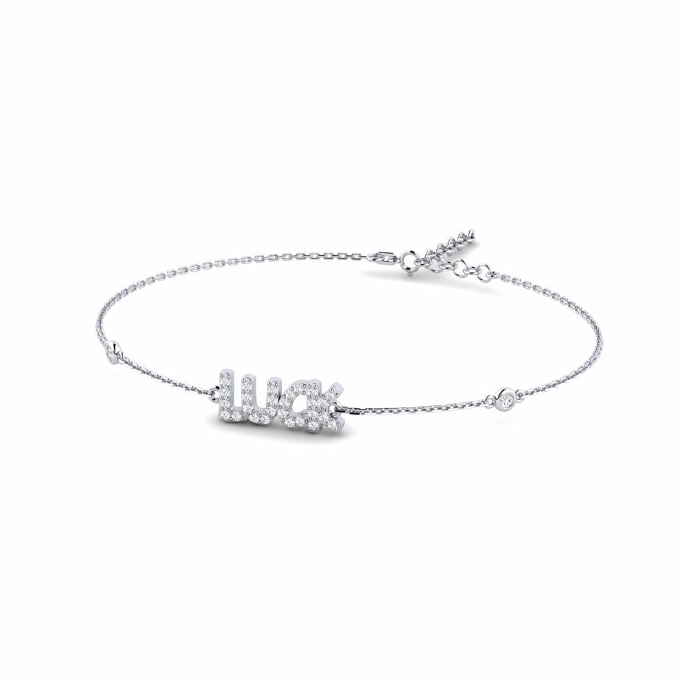 950 Platina Dames Armband Cuervo