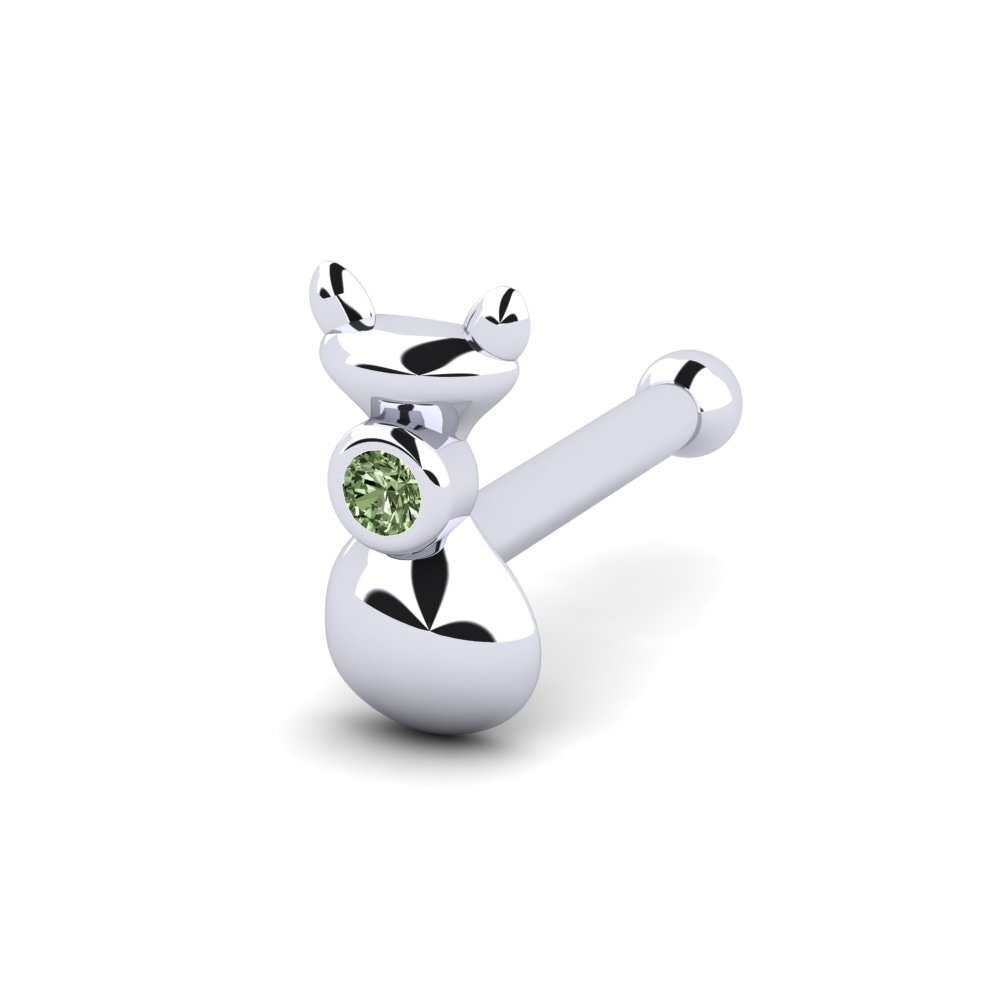 Diamant Vert Piercing Nez Cuhare
